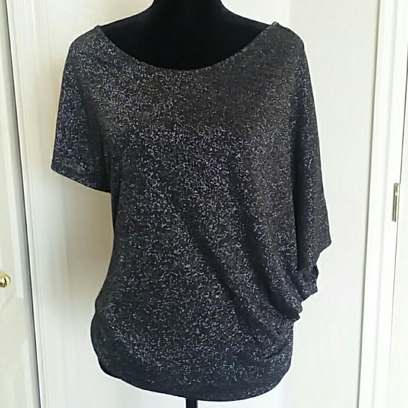 Express Tops - Express asemetrical sleeved top